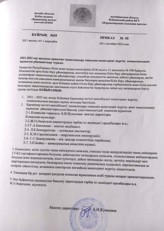 монитор бұйрық